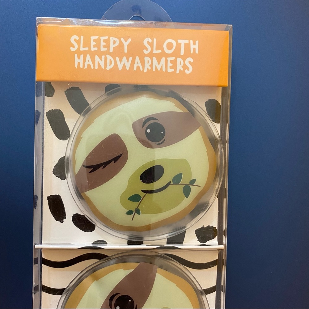 Sleepy Sloth Hand warmers - 2 in package NWT